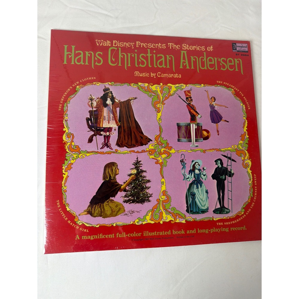 Walt Disney The Stories Of Hans Christian Andersen ST3964 LP Sealed 1967 Vinyl - Picture 3 of 10